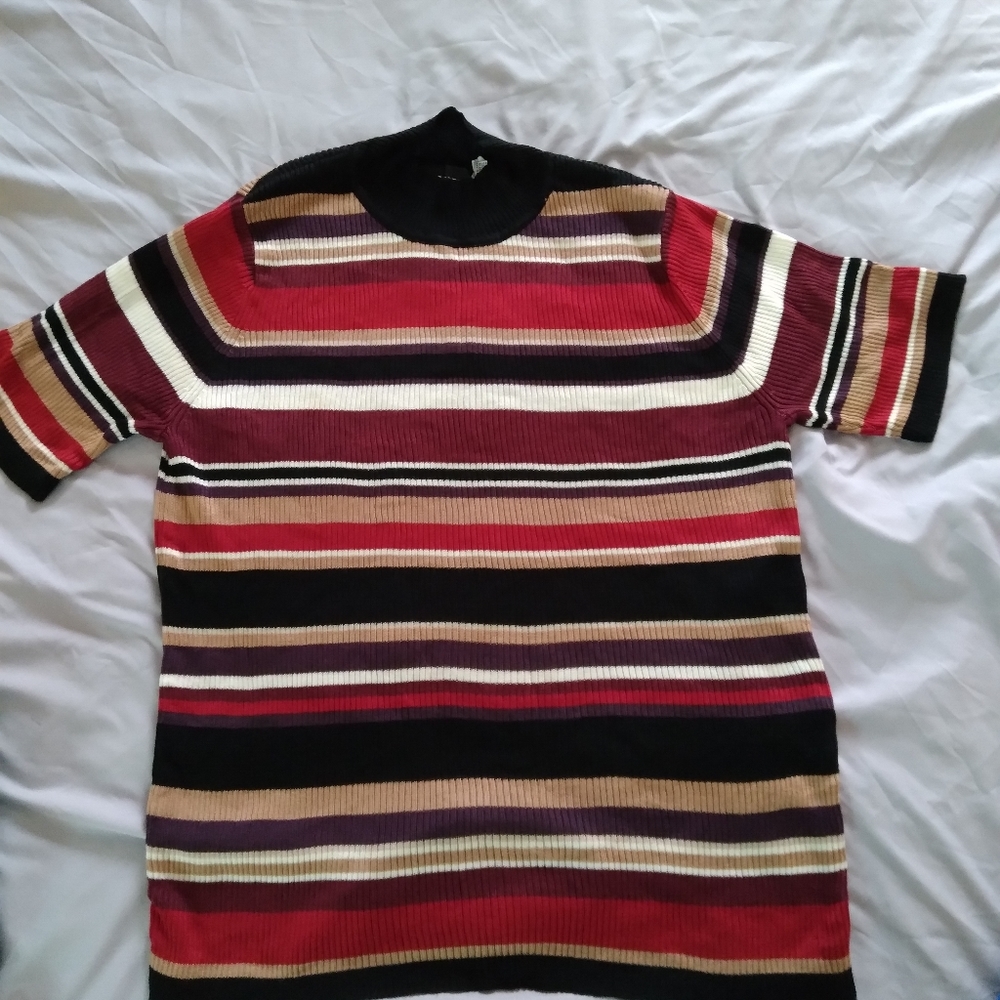 Sag harbor short sleeve sweater shirt